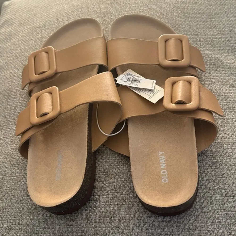 Old Navy Adobe Clay Double-Strap Earth Sandal
